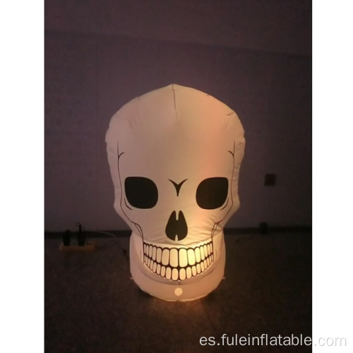 Calavera inflable de Halloween para decoraciones